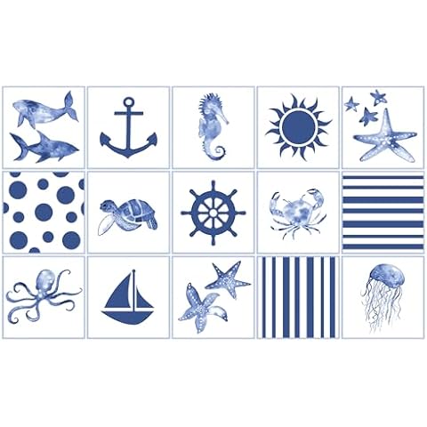 Ulticool Waterproof Sticker Tiles for Bathrooms Cover