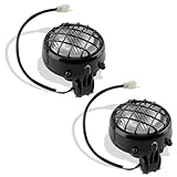 GoaMotors Pack of 2 Headlights Lens Bulbs Lights Grills Compatible with Yamaha Banshee 1987-2006 Left and Right Headlights assembly Replacement