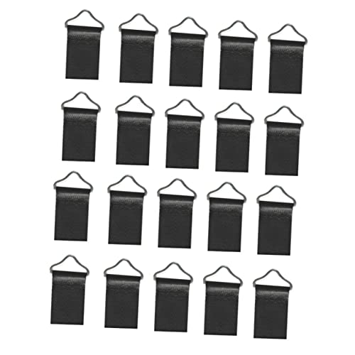 HANABASS 30 Sets Trampoline Spring Buckles Triangle Rings for Trampoline Replacement Sturdy and Design for Jumping Fun