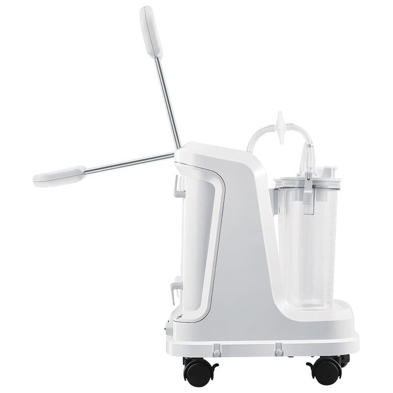 Máquina de succión eléctrica YX23D tipo carrito móvil médico con catéter de succión de alto vacío