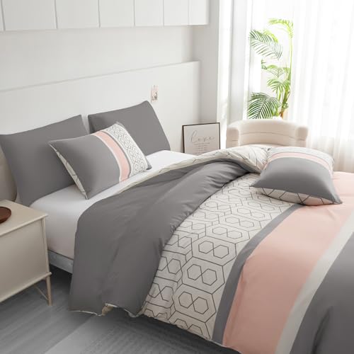 Pamposh Double Duvet Set Premium Brushed Microfiber Duvet Cover Double Ultrasoft Hypoallergenic Non Iron Luxury Bedding Set With Zipper Closure - Image 6