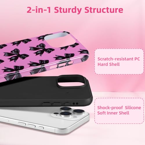 Coque iPhone 15 Pro Max Antichoc Double Couche Protection Silicone QLTYPRI - 3