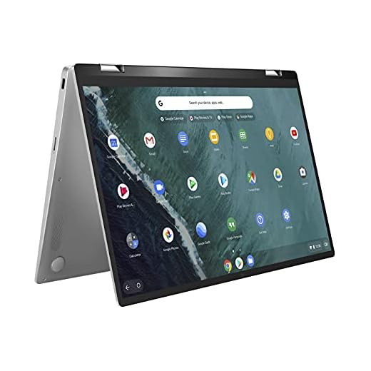 ASUS Chromebook Flip C434 2-In-1 Laptop, 14" Full HD Touchscreen 4-Way NanoEdge, Intel Core M3-8100Y Processor, 4GB RAM, 64GB eMMC Storage, All-Metal Body, Backlit KB, Chrome OS- C434TA-DSM4T, Silver