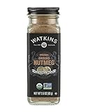 Watkins Gourmet Organic Spice Jar, Ground Nutmeg, 2 8 Ounce