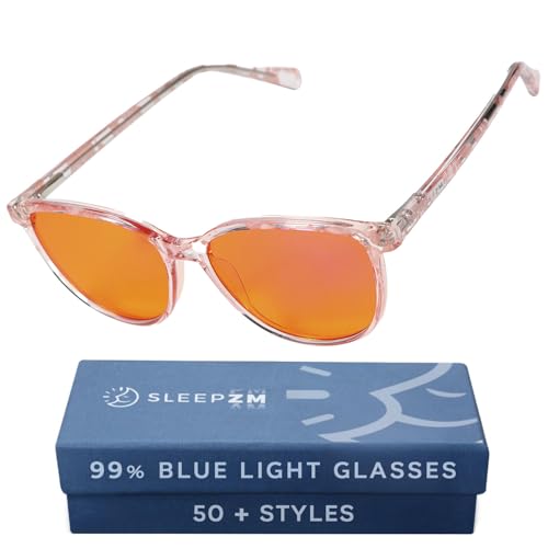 Image of Sleep ZM Blue Light Blocking & Light Sensitivity Glasses - 14 Lens Types for Comfort, Relaxation, Sleep & Relief