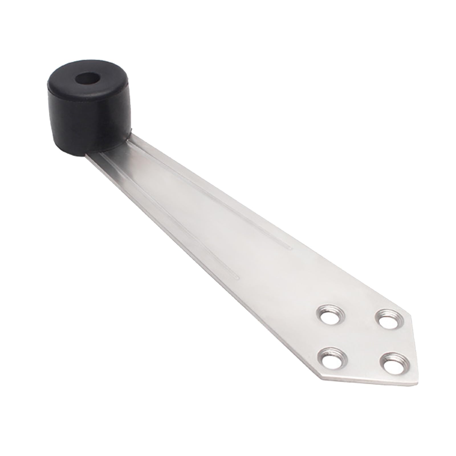 Nucelit A Steel Door Stoppers Heavy Duty Floor Mount Door Stop Elegant Floor Stop Simple Installation For Homes & Use Elegant Metal Doorstop