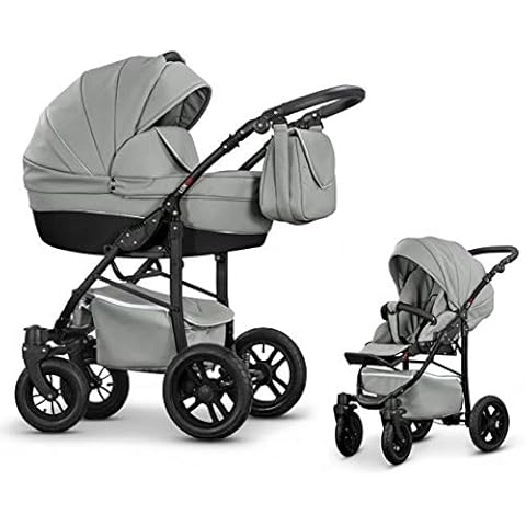 13 teiliges Qualitäts-Kinderwagenset 2 in 1 "COSMO-ECO" Cover