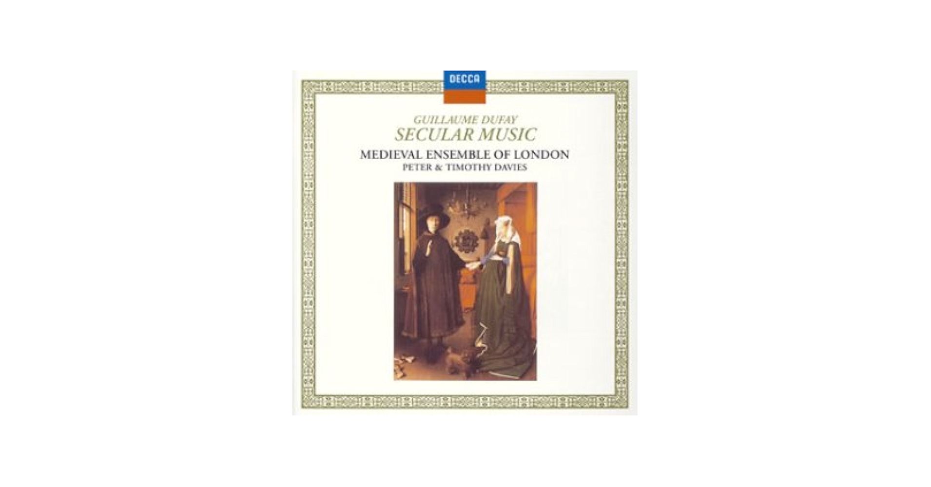 中古CD】Guillaume Dufay/Complete Secular Music／Davies, P