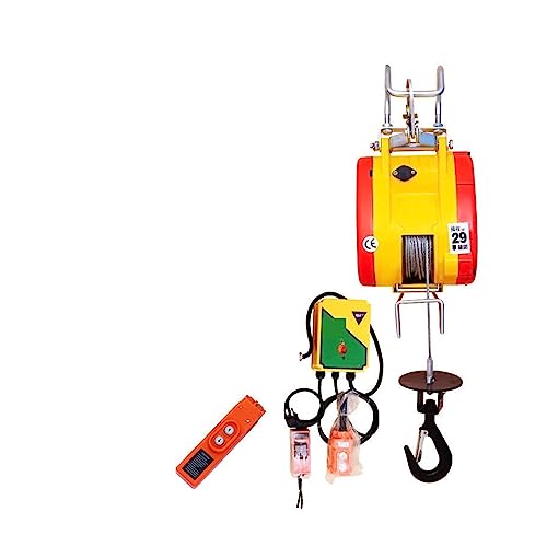 SDdPulse Polipastos eléctricos Power de 160 kg y 30 m, minipasto eléctrico, suspensión doméstica, elevación de aire acondicionado, grúa doméstica, 2 en 1-1