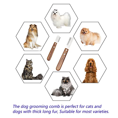 Pet Hair Removal Comb for Dogs,Stripping Knife for Dog & Cat Long Hair Cat Hair Removal Comb,Pluck Excess Undercoat… - Image 3