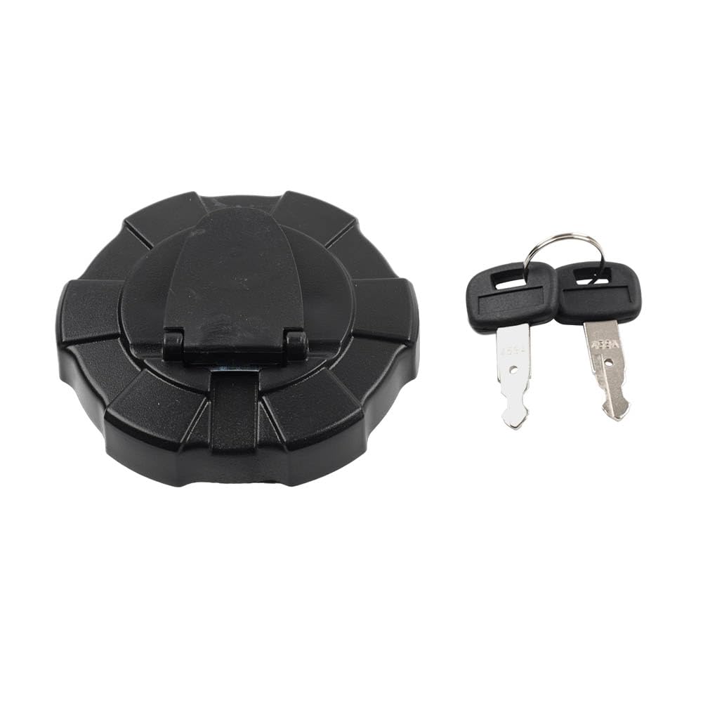 CA2658575 Tankdeckel mit Schlüsseln 265-8575 2658575 Kunststoff & Metall Schwarz Für CAT Minibagger 303.5C 303.5D 303.5E 303E CR Motorrad