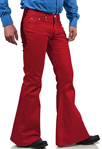 Mens Bell Bottom Pants 60s 70s Outfits for Men Disco Vintage Denim Jeans | Disco Party Trousers | Stretchyeveryday wear Retro Stylish Flared Pants 70s 80s Theme Clothing Halloween Costume product thumbnail 19