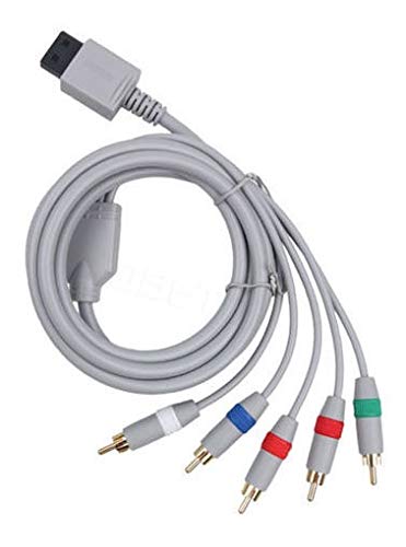 Cabo VÃ­deo Componente Hd Para Nintendo Wii 1,8m Av Rca Game