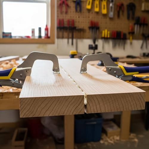 Hiceeden 3 Pack 9 Inch Metal Face Clamps with Swivel Pad, Adjustable C Clamp with Rubber Handle, Welding Vise Grip Clamps for Woodworking, Cabinetry, Carpentry, Repair, Pocket Hole Joinery by Hiceeden - Used condition - Image 8