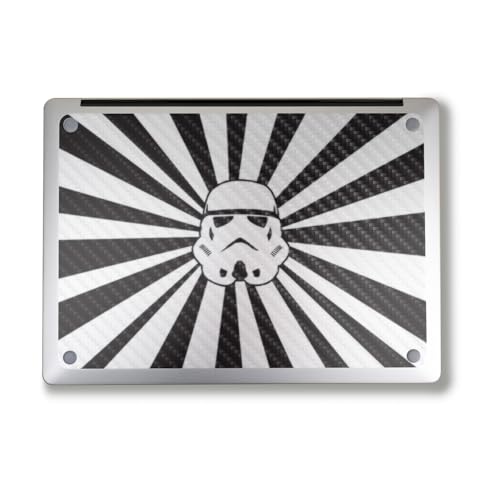 Image of Carbon Fiber Laptop Skin Compatible with Alienware M18 R2 (2024) - Star Rays - Premium 3M Vinyl Protective Wrap Decal Cover - Easy to Apply | Crafted in The USA by MightySkins