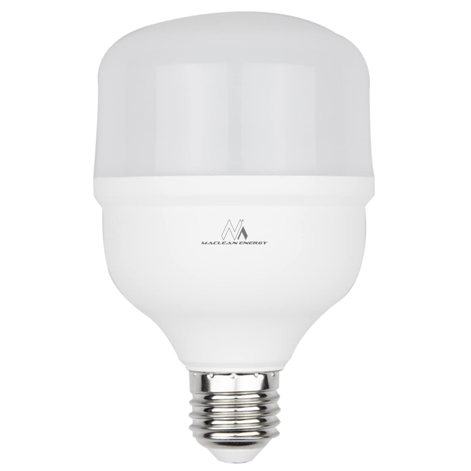 Maclean MCE302 CW LED Bulb, E27, 28W, 220-240V AC, Colour Cold White, 6500K, 2940lm