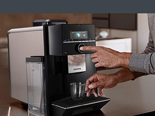 Siemens TI923309GB EQ.9 S300 Bean to Cup Fully Automatic Freestanding Coffee Machine - 2.3L, High Shine Black