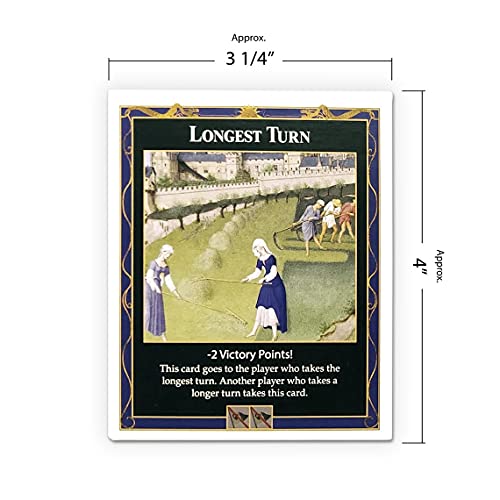 TABLETOP MONTHLY Longest Turn Card compatible with Catan's Settlers of Catan, Seafarers, Cities and Knights and Catan Expansions - Thumbnail 3