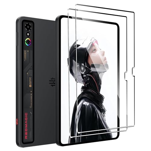 Fhyeugfy Screen Protector Designed for Nubia Red Magic Astra,9.06 inch,Tempered Glass Film,HD Clear,Anti-Scratch,Bubble Free(2 Pack)