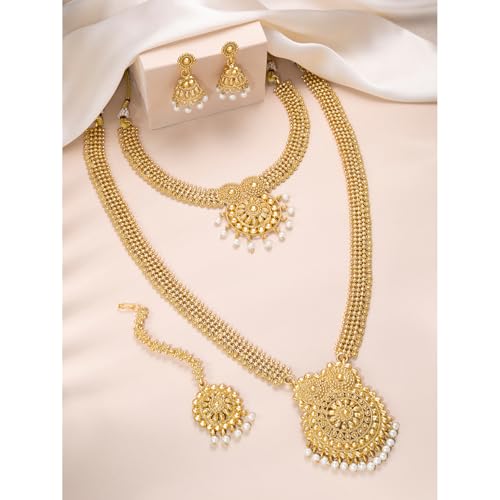 Image of Peora Bridal Jewellery Set Gift for Women