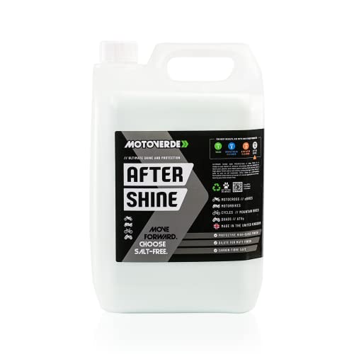 Motoverde 5L After Shine Silicone Spray - Bike Shine and Protection - Advanced non greasy bike polish and protect - Motorcycle, Motocross, MTB, Cycle, Bicycle, E-bike - Refill