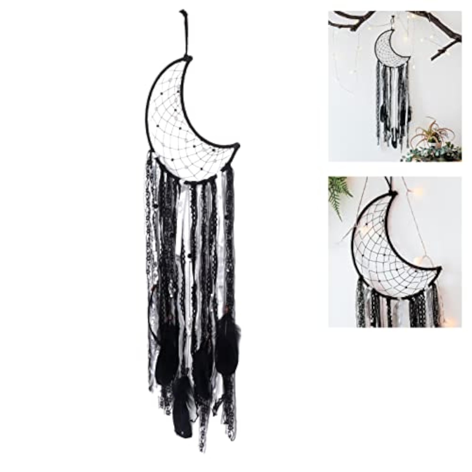 Personalized Moon Pattern Dreamcatcher for Bedroom Decoration