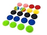 Zur Monate der Sticks auf den Joysticks, einfach die Aufsätze von innen nach außen drehen und über den Stick ziehen