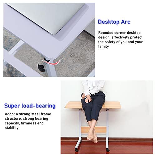 Mesa de sofá ajustable para trabajar sentado o relajado con soporte de portátil 7