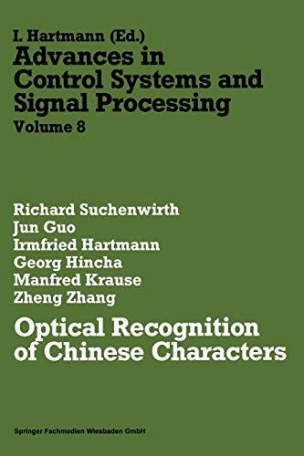 Wiley ILL. Optical Recognition Of Chinese Characters cover