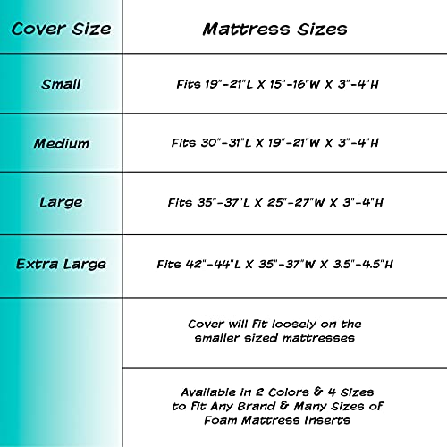 PETMAKER Orthopedic Dog Bed – 2-Layer Memory Foam Dog Bed with Machine Washable Sherpa Top Cover – 36x27 Dog Bed for… - Image 6