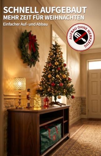 Menz Premium Weihnachtsbaum künstlich 120 cm – Ansicht 5