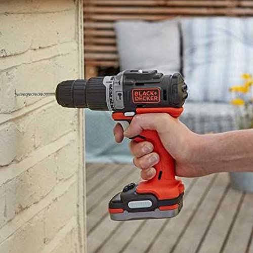 Perceuse visseuse à percussion sans fil & Decker BDCHD12S1 QW 12V 40Nm 1x1 5Ah - vue 5