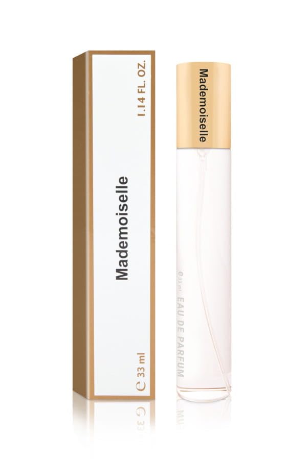 NAINA Damenparfüm Mademoiselle 33ml Inspirierte Parfüm Damen Parfümfläschchen Spray Flakon Eau de Parfum Einzigartiger Duft und Dufterlebnisse Einzigartige Aromakompositionen - Damendüfte