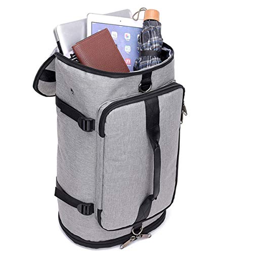 Techwills Outdoorrugzak voor heren, 19 inch, grote laptop, canvas rugzak, reistas, grote capaciteit, code-lock, USB-oplading