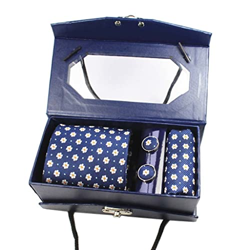 Set de corbata con accesorio en caja de regalo para hombre
