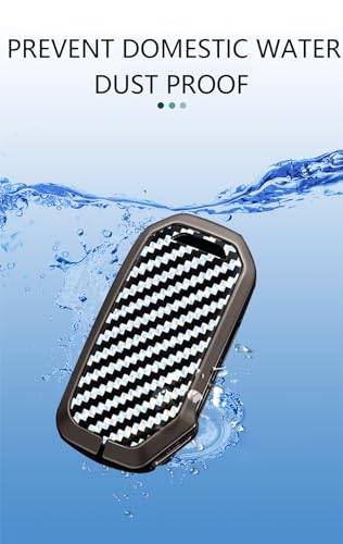 Coque de clé Kia motif carbone rouge élégant pour Sorento Niro Ceed - 7