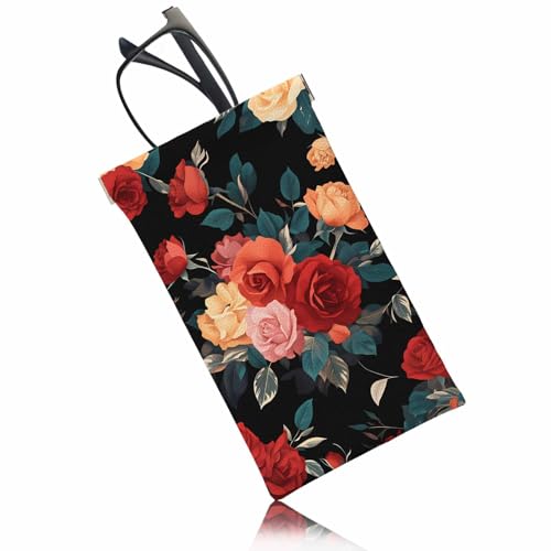 Image of Ocean Beach Glasses Case, Sunglasses Organizer Eyeglasses Case Glasses Cases Pouch For Men Women