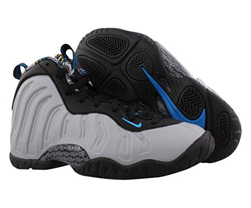 Nike Little Posite One GS Boys Shoes Size 3.5, Color: Wolf Grey/University Gold2