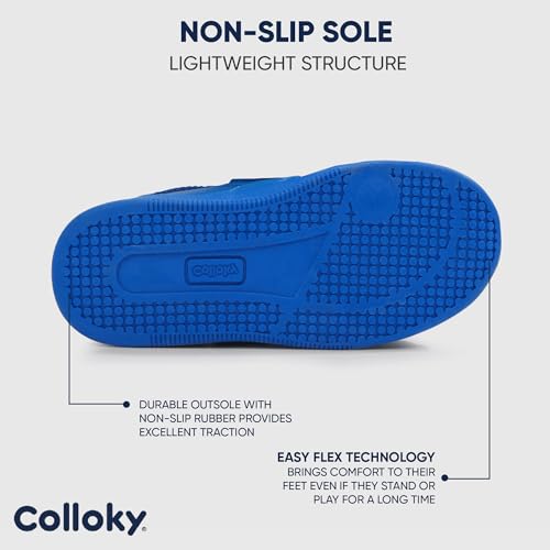 Toddler Sneakers for Girls and Boys - Adjustable Strap, Washable, Anti-Slip & Arch Support - Breathable Design & Lightweight3