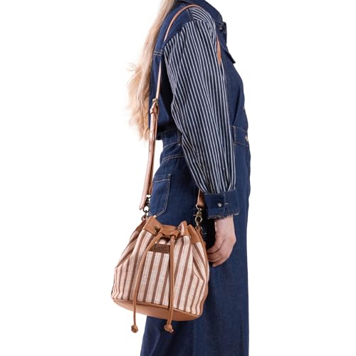 Image of Montana West X Lee Bucket Bag for Women Drawstring Hobo Crossbody Bag with Detachable Straps