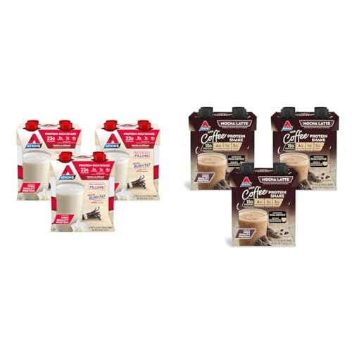 Atkins Batido Proteico Vainilla y Mocha Latte