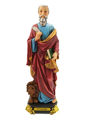 Estatua San Marcos De León 12.5 pulgadas miniatura 2