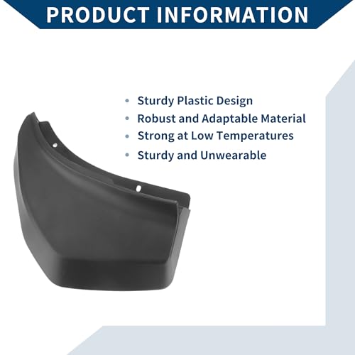 Image of Mud Flaps Splash Guards W /Mount Accessories for Land Rover Evoque Prestige with Radar 2013-2022 Front Rear Mud Guards 1 Set