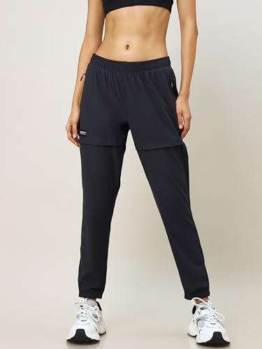 Image of TECHNOSPORT Women's Athletic Fit Mid Rise Track Pant
