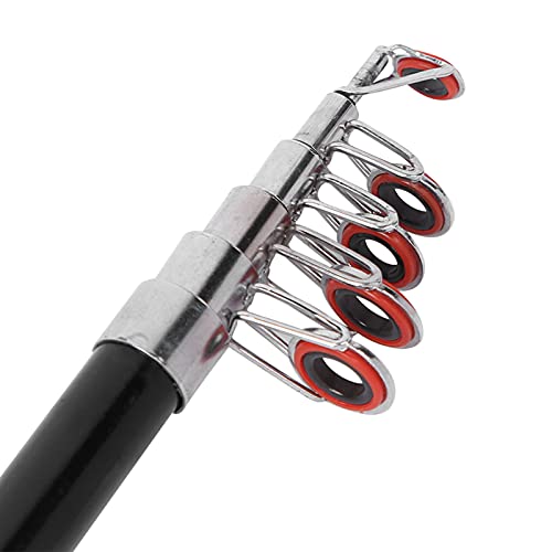 Alomejor Fishing Rod Four Layer Ultra Short Fishing Rod Protable Telescopic Long Throw River Fishing Pole for Outdoor Fishing(1.2m) Fishing Rod and Its Accessories - Image 4