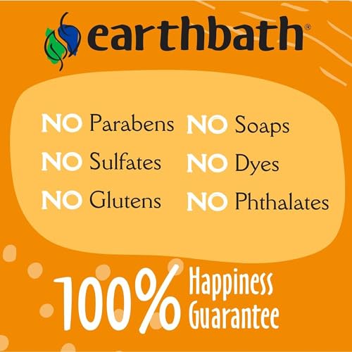 Image of earthbath Vanilla & Almond 3-in-1 Dog & Puppy Deodorizing, 8 Oz (2 Pack) | Dog Odor Eliminator for Strong Odor, Cruelty-Free Cologne, Wash Spray, Made in USA