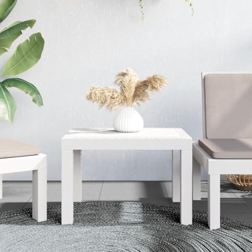 Table de patio en plastique PP robuste et résistante aux intempéries