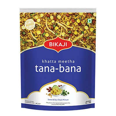 Bikaji Tana Bana | Indian Snack | North Indian | Khatta Meetha | Savoury | Salty | Spicy | 180gms