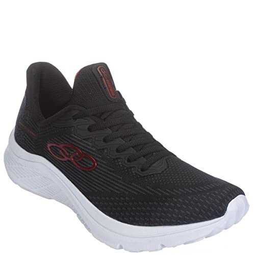 Tênis Delta/122, Olympikus, Masculino, Preto/Begonia, 40
