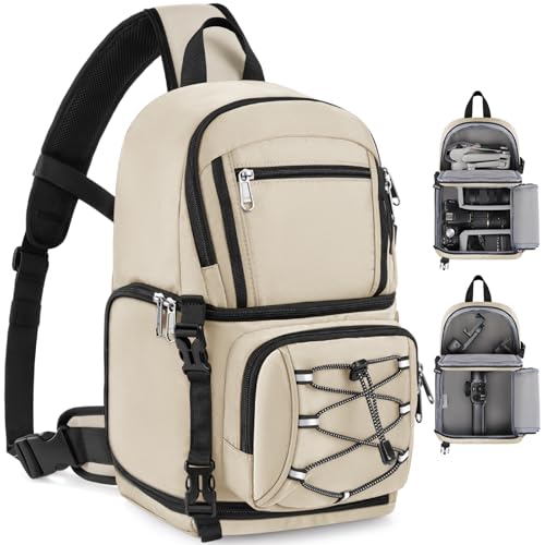 Bolso para Cámara DSLR y Mirrorless Beige